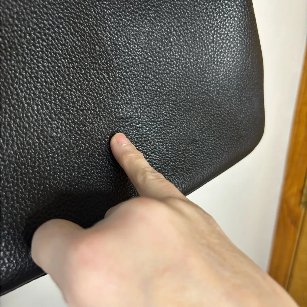 Kate Spade Black Pebble Leather Bucket Bag